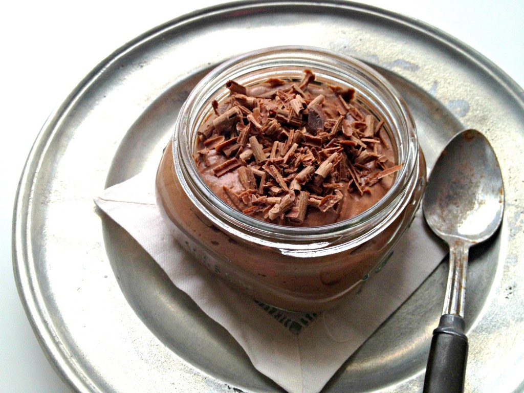 Chocolate Pom Yogurt Mousse