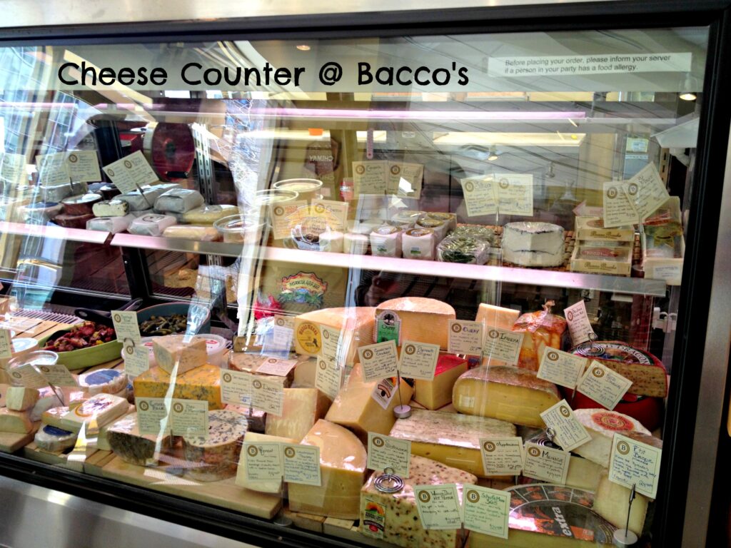 Cheese Counter at Bacco's