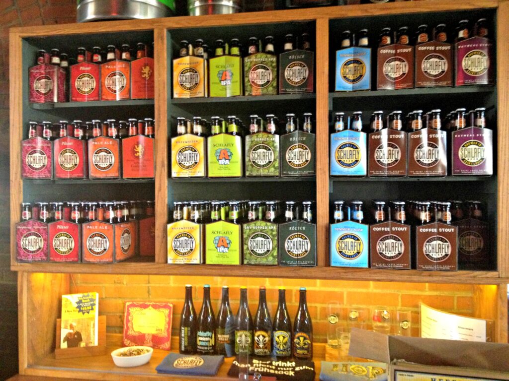 Wall of Schlafly Beers
