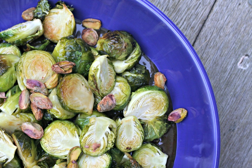 Roasted Brussels Sprouts with Butterscotch Sauce2