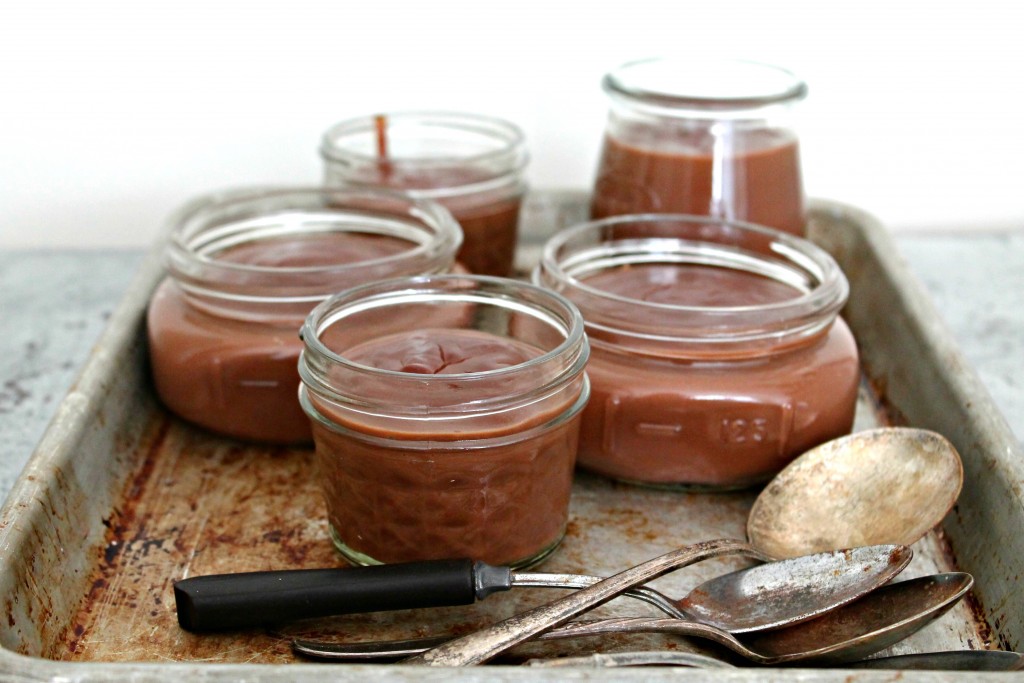 Red Wine and Dark Chocolate Pudding