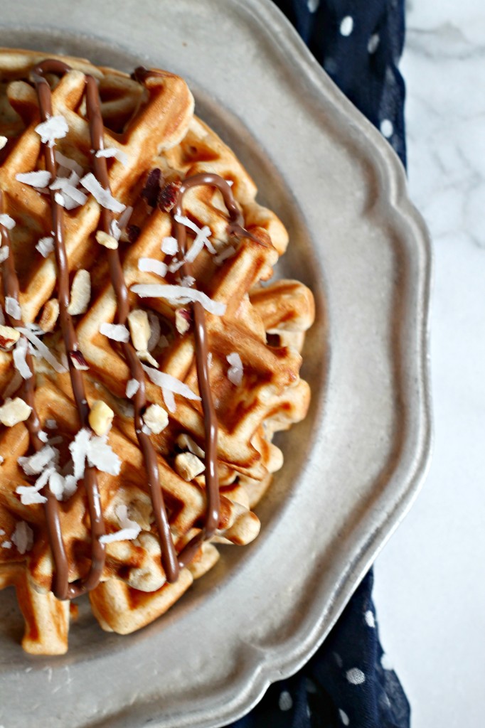 Hazelnut & Coconut Whole Wheat Waffles 1