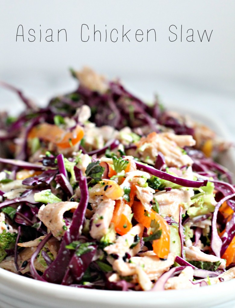 Make this Asian Chicken Slaw, a refreshing alternative to those heavy winter meals we're eating this season! 