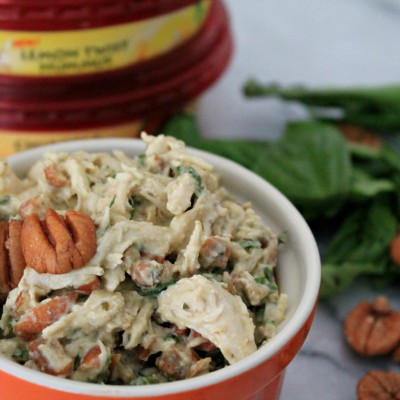 Basil Hummus & Pecan Chicken Salad