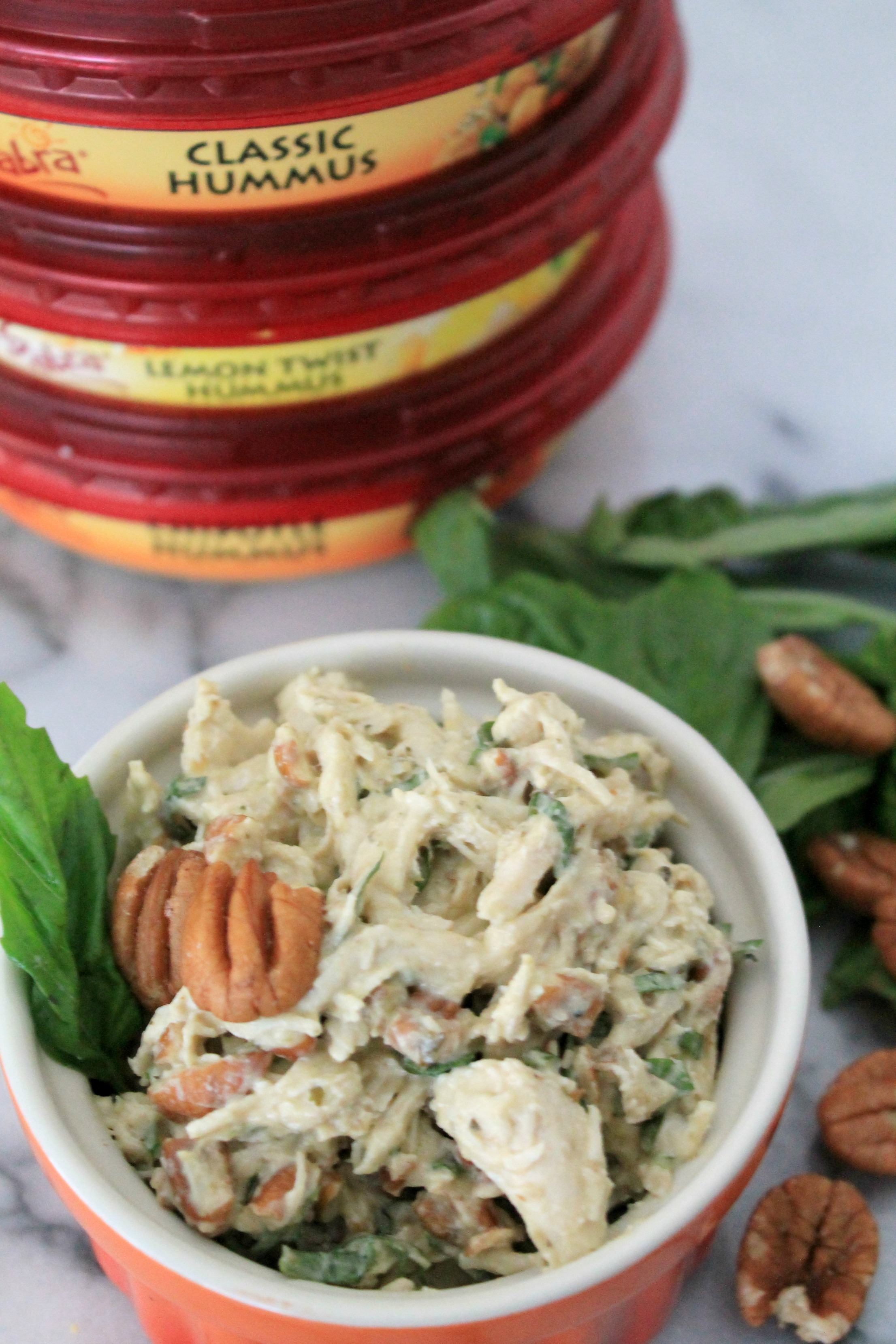 Hummus Chicken Salad 003 Cooking with Books