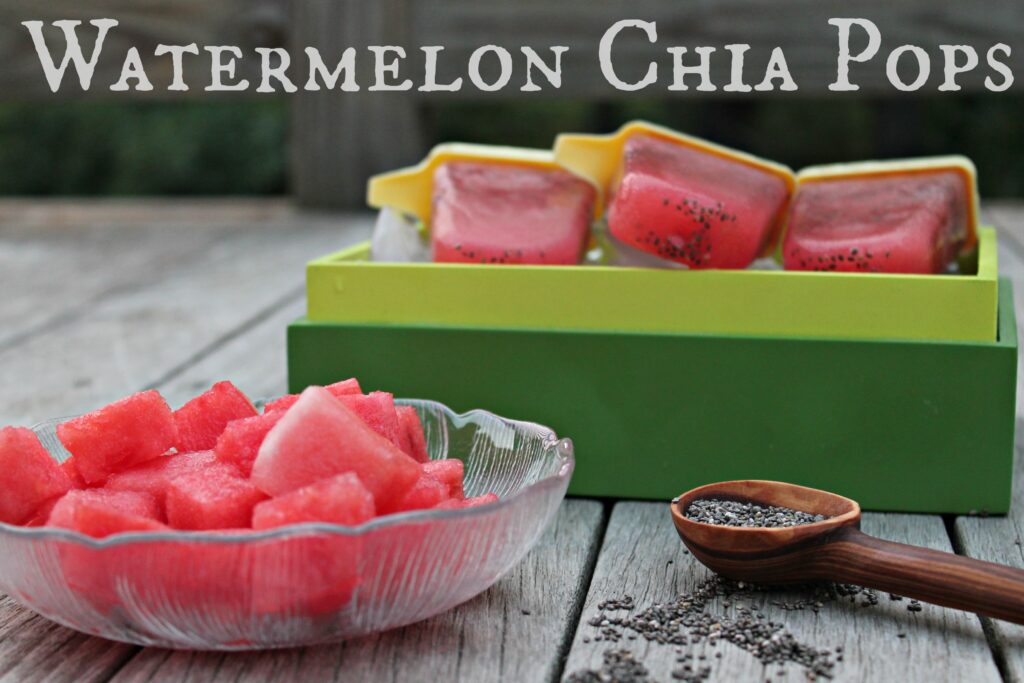 Watermelon Chia Pops | Cooking with Books