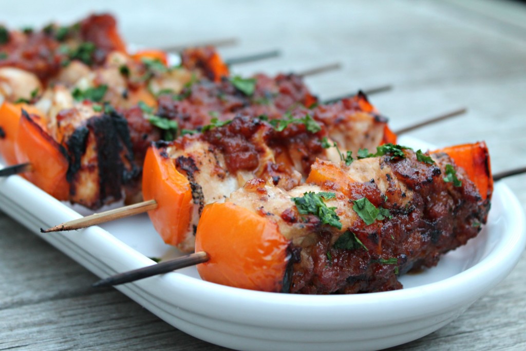 BBQ Whiskey Bacon Chicken Kebabs 03