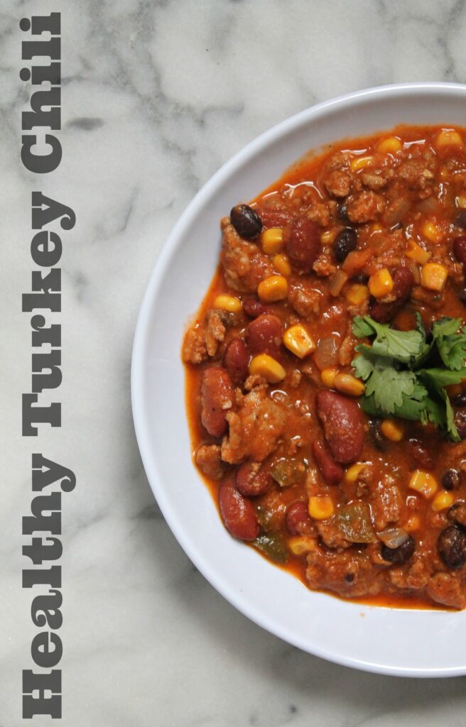 The Best Healthy Turkey Chili - Recipe on CookingWithBooks.net