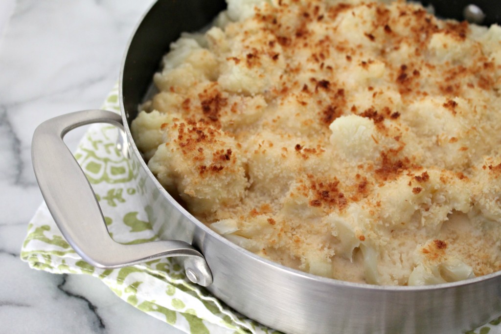 American Kitchen - Cauliflower Gratin - This delicious and comforting side dish is the perfect healthy comfort food!