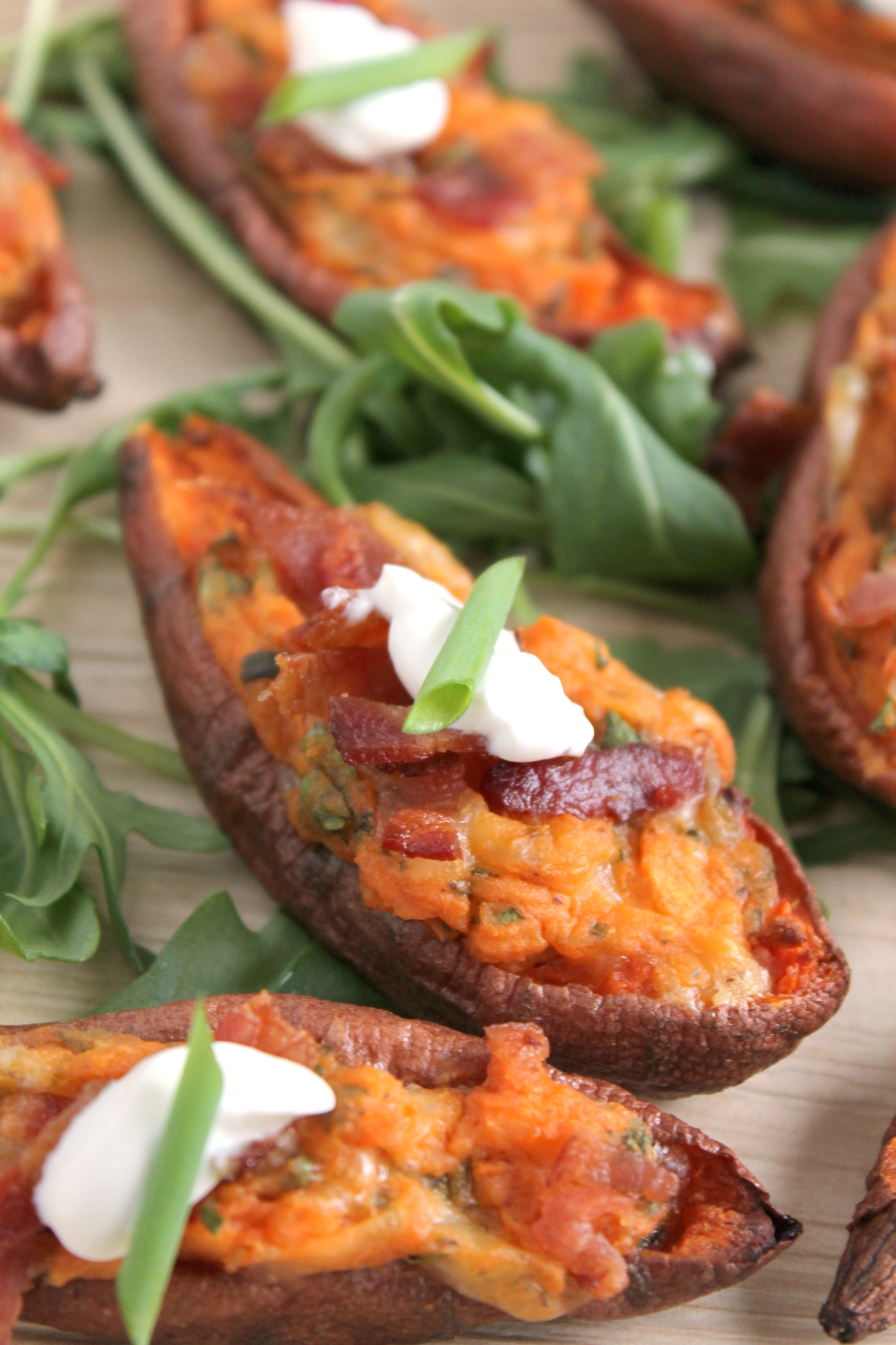 Loaded Sweet Potato Skins