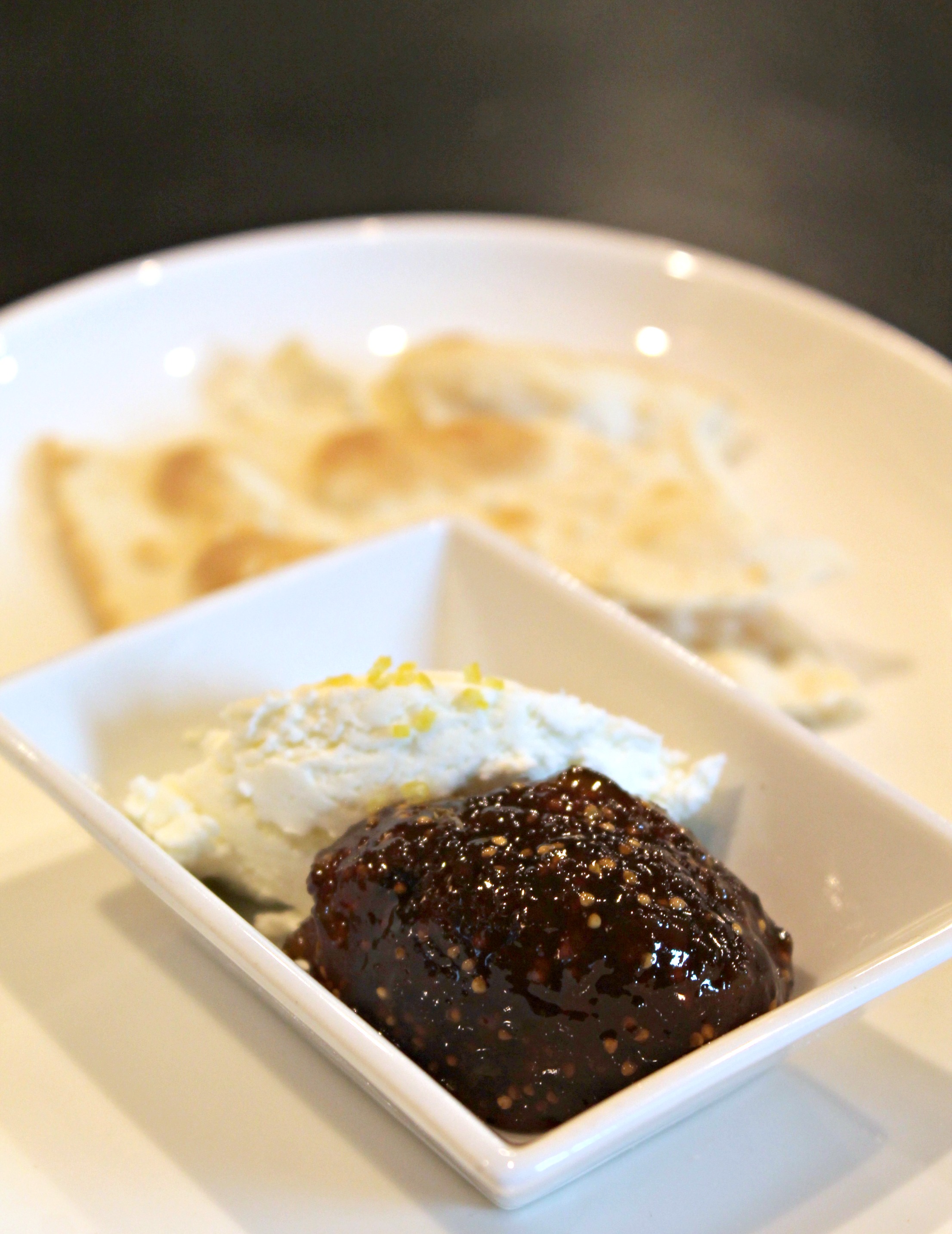 Paired Westfield Farm Capri Goat Cheese with Roasted Stone Fruit