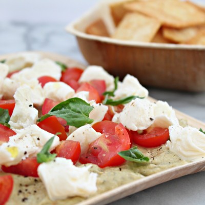 Caprese Hummus Dip