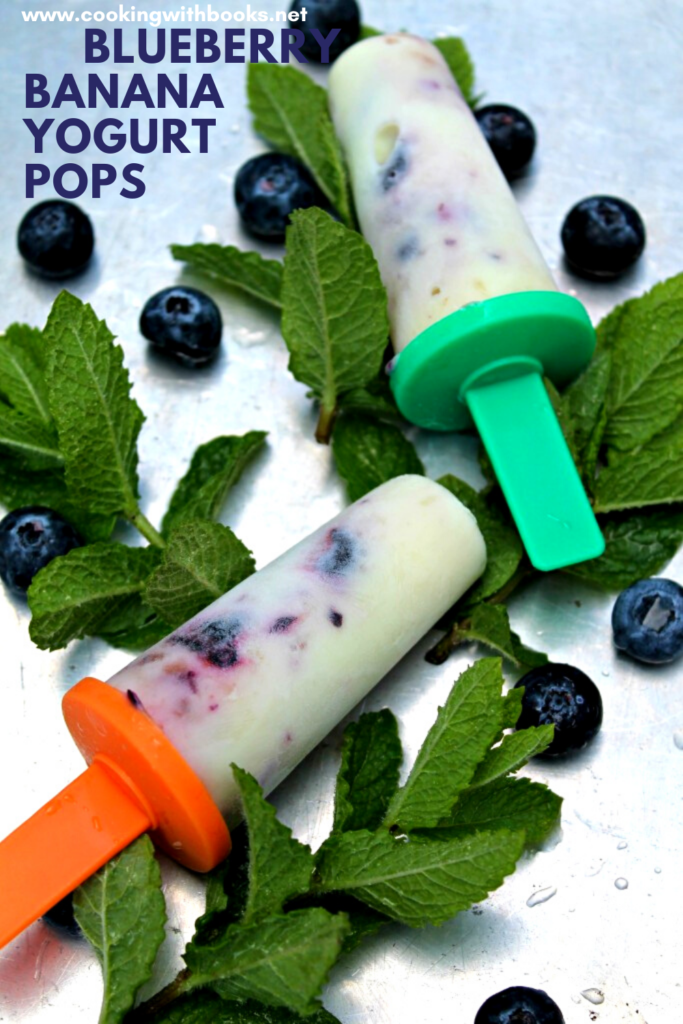 3-Ingredient Blueberry Banana Yogurt Pops