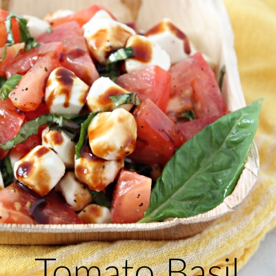 Tomato Basil Mozzarella Salad