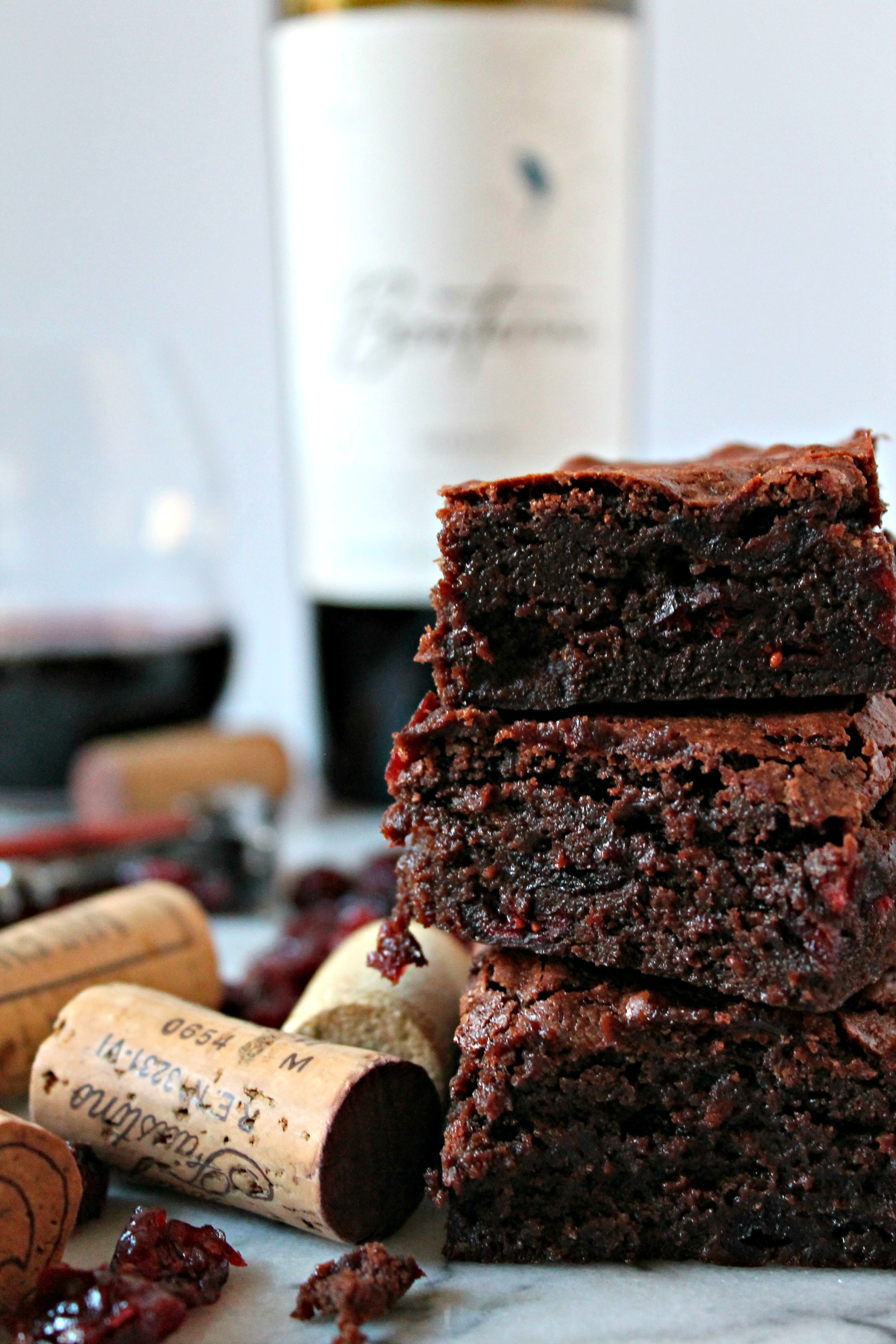 Red Wine Brownies