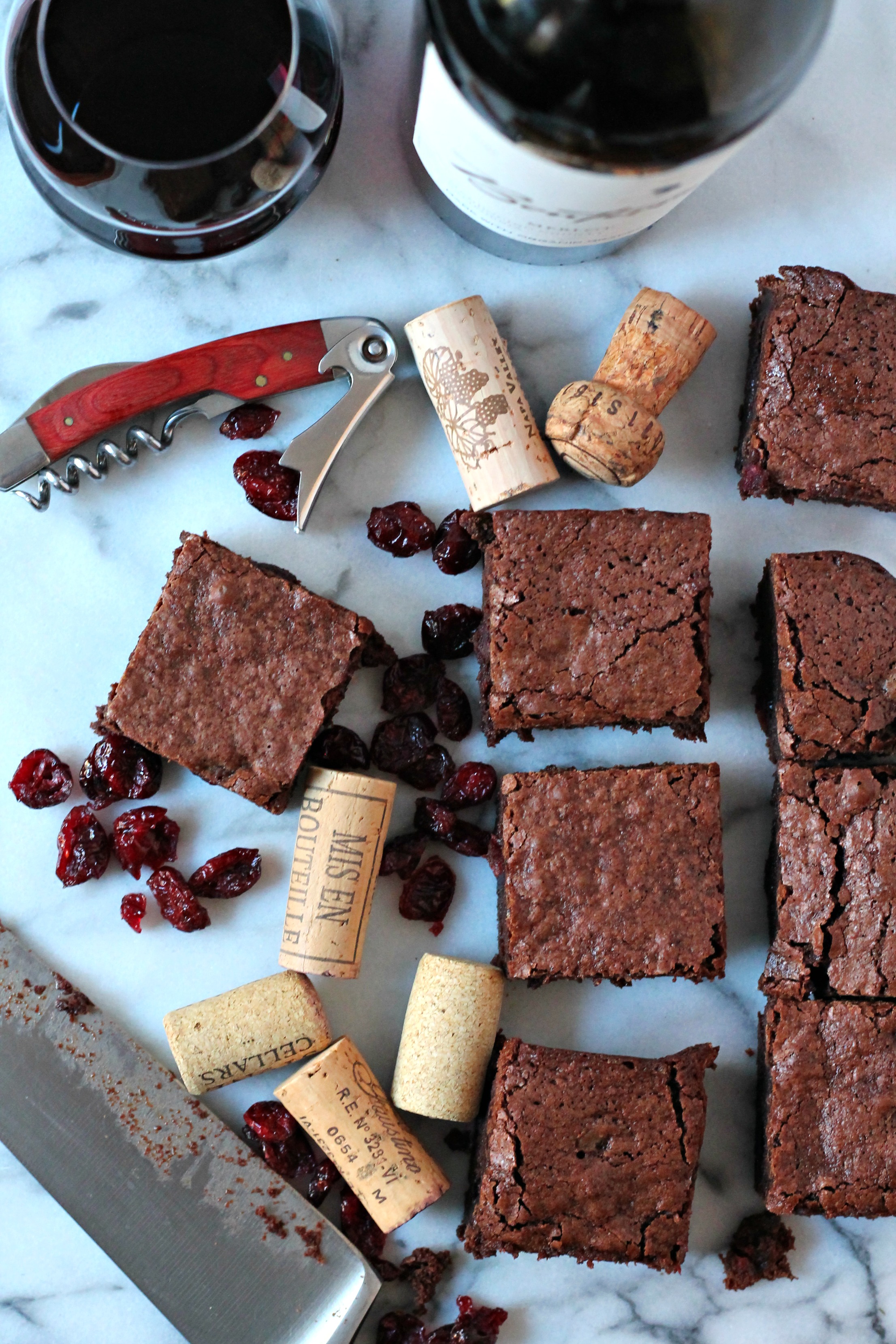 Red Wine Brownies Cooking With Books