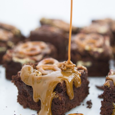 Dulce de Leche Turtle Brownies