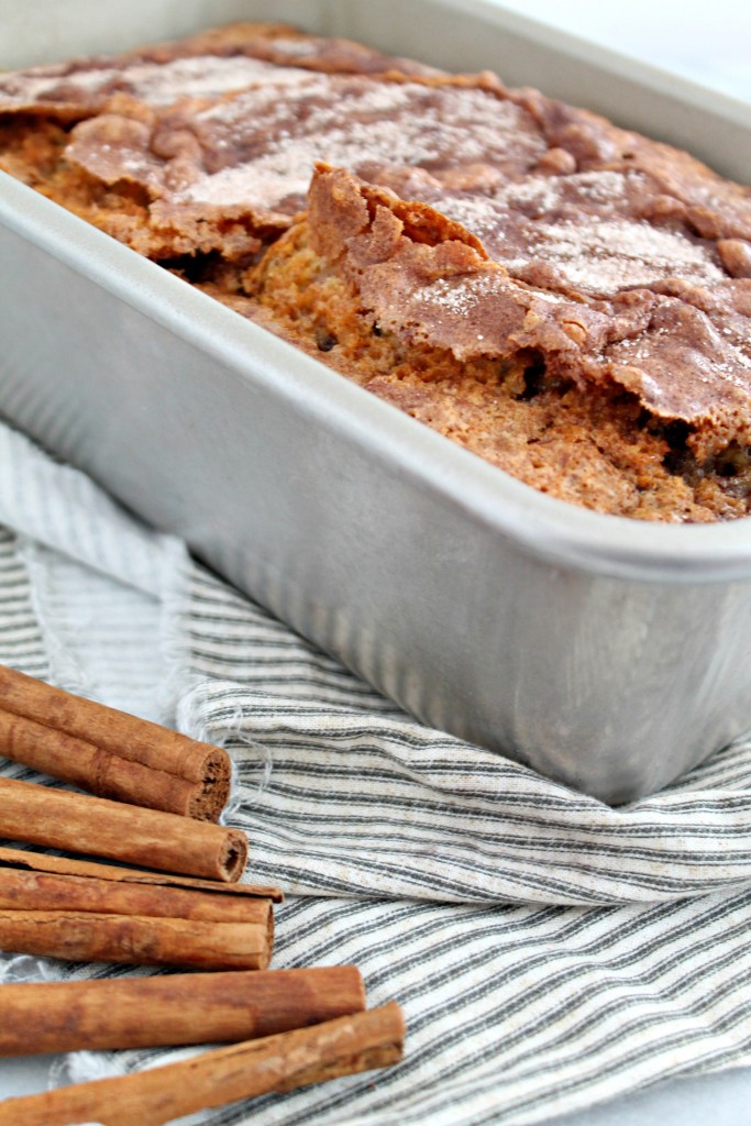Bake up this Cinnamon Sugar Loaf Cake for a quick treat, breakfast, or just because! 