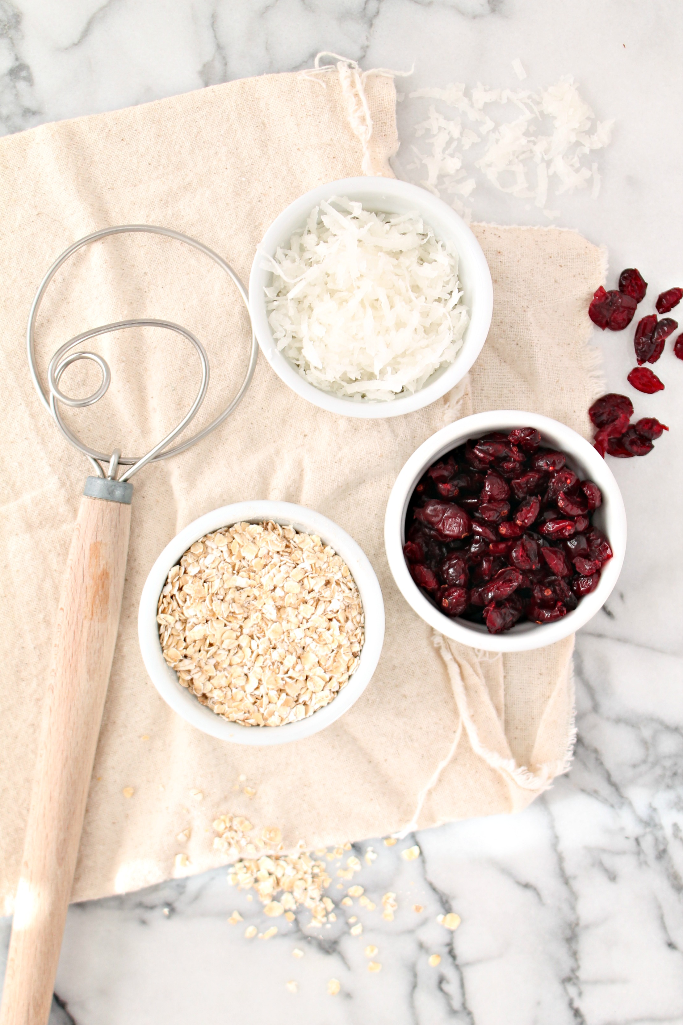 Cranberry Coconut Oat Bars