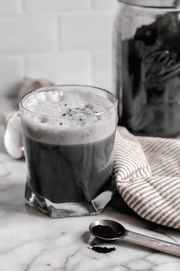 Activated Charcoal Latte