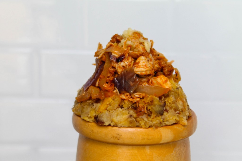 Caramelized Onion Chicken Mofongo-6